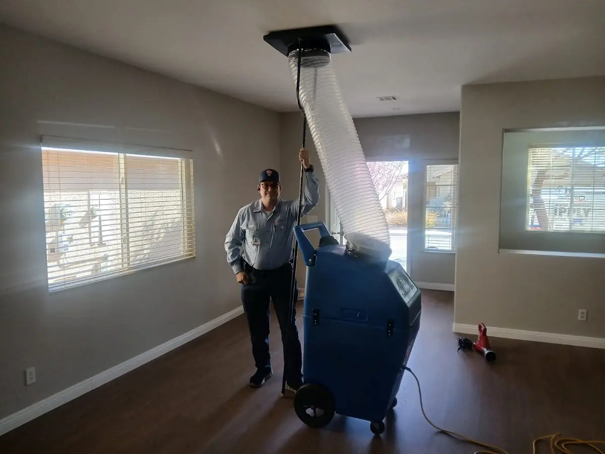 Professional Dryer Vent Cleaning work inside a Covington home